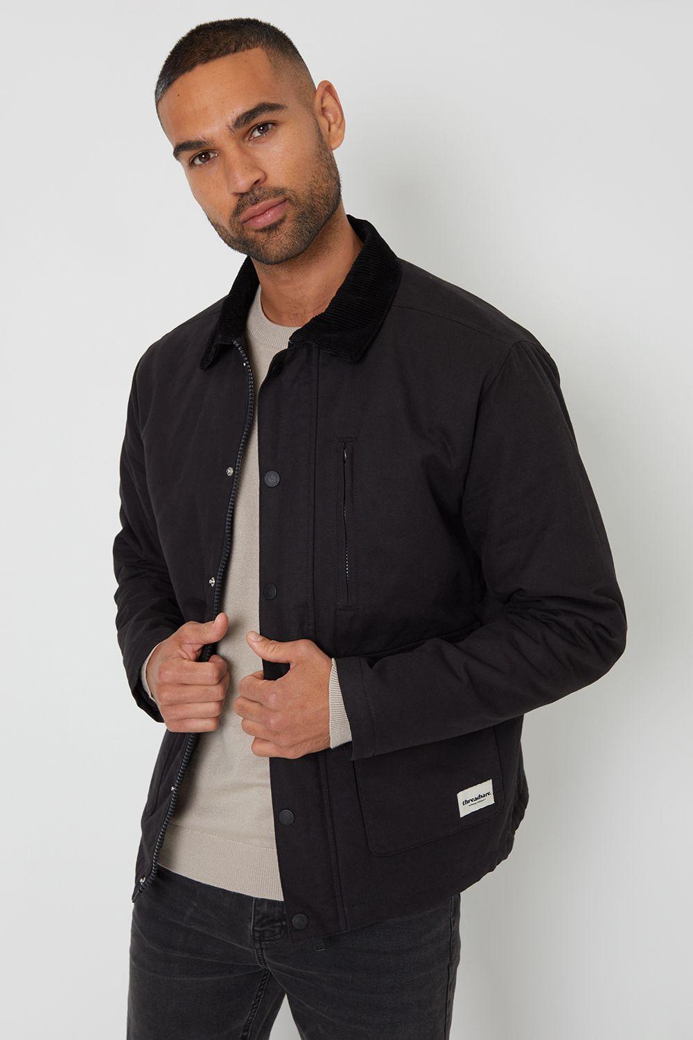 'Frawley' Cotton Twill Lightweight Jacket by THREADBARE