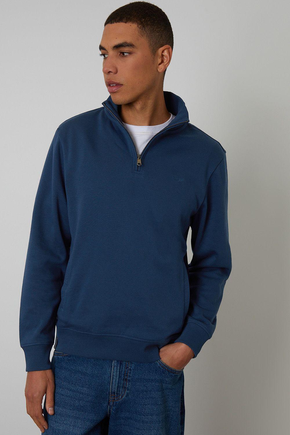 Quarter Zip Sweatshirt by THREADBARE