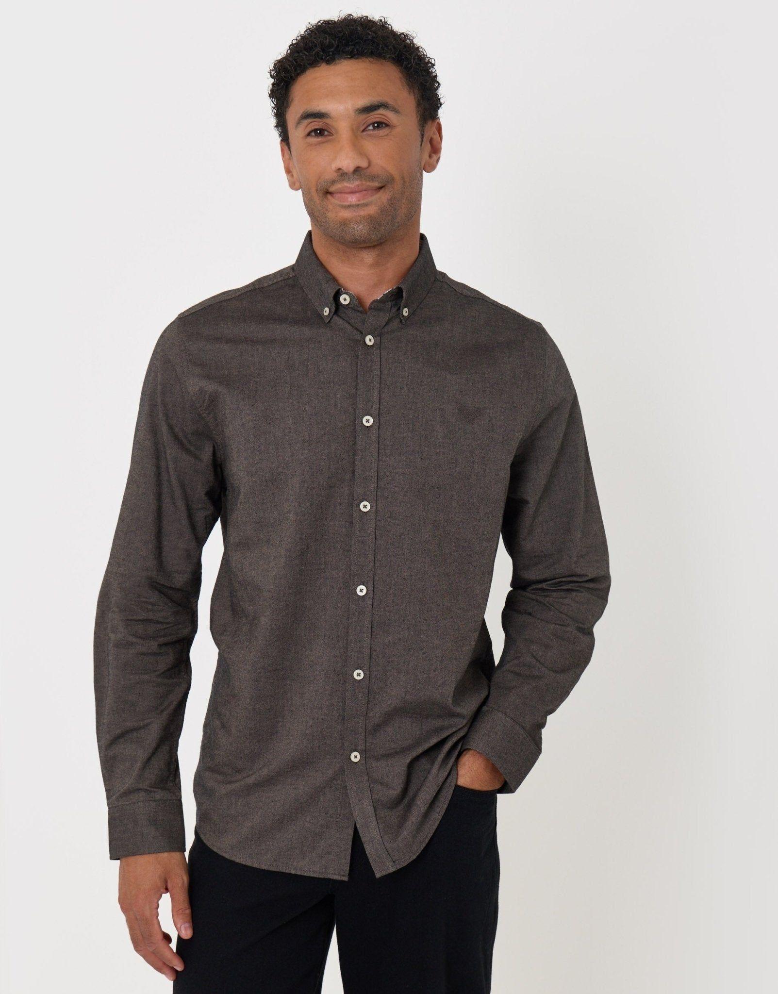 Regular Fit Cotton Oxford Shirt by THREADBARE