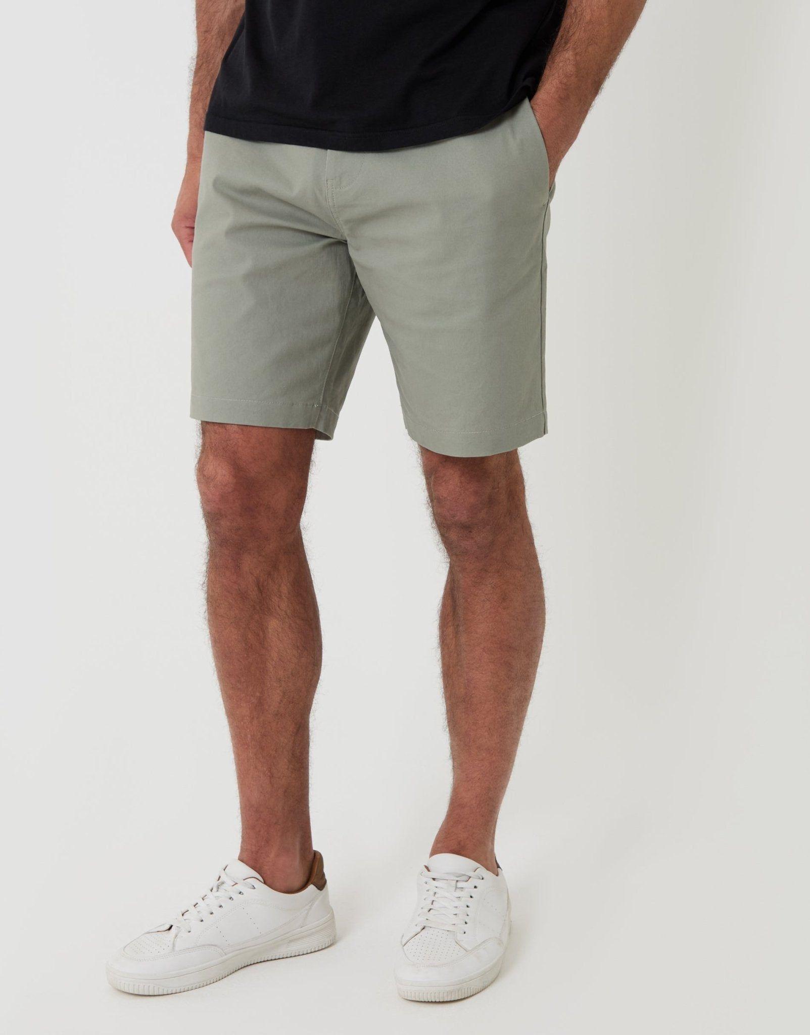 Regular Fit Stretch Chino Shorts by THREADBARE