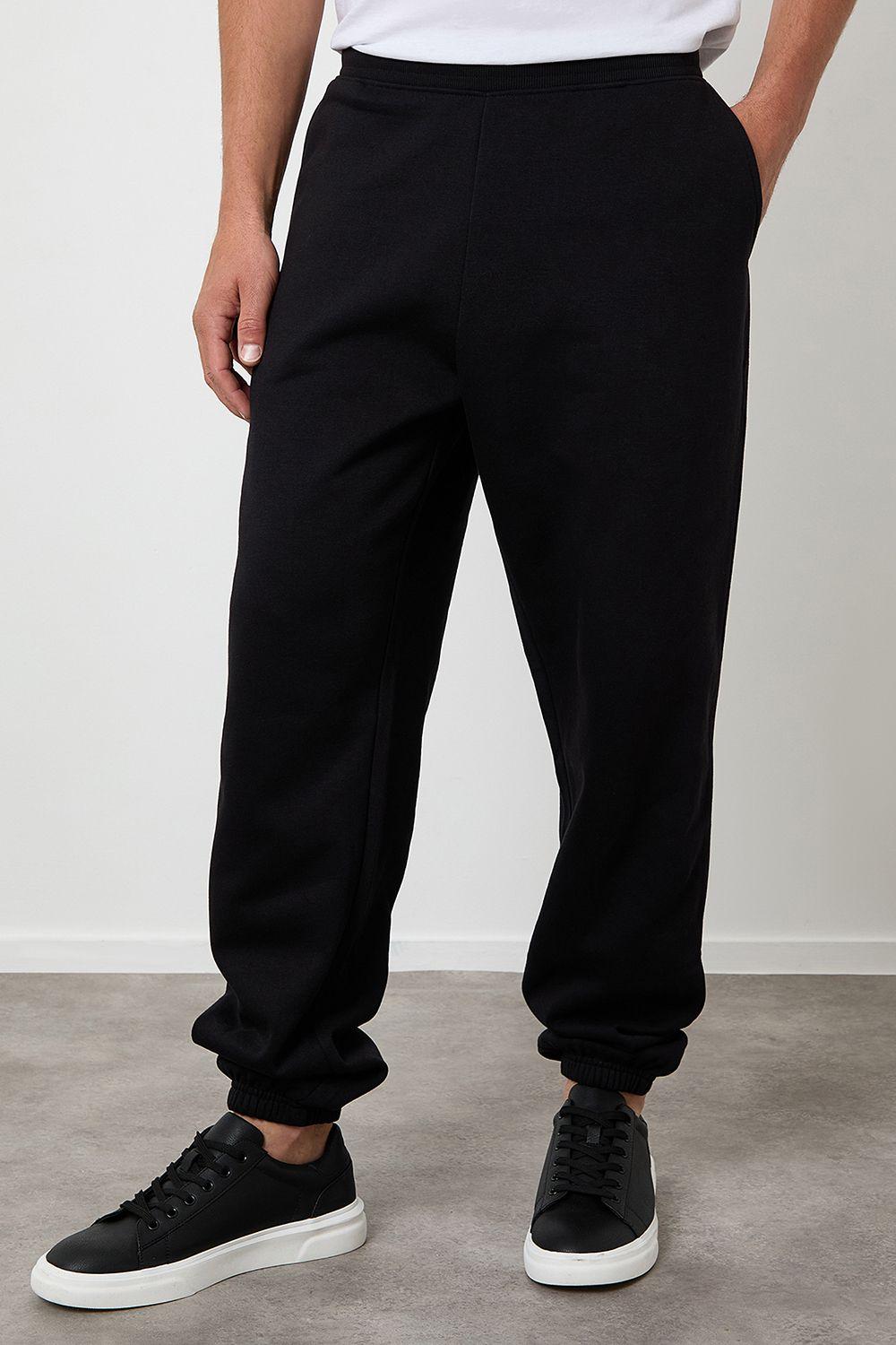 Relaxed Fit Cuffed Joggers by THREADBARE
