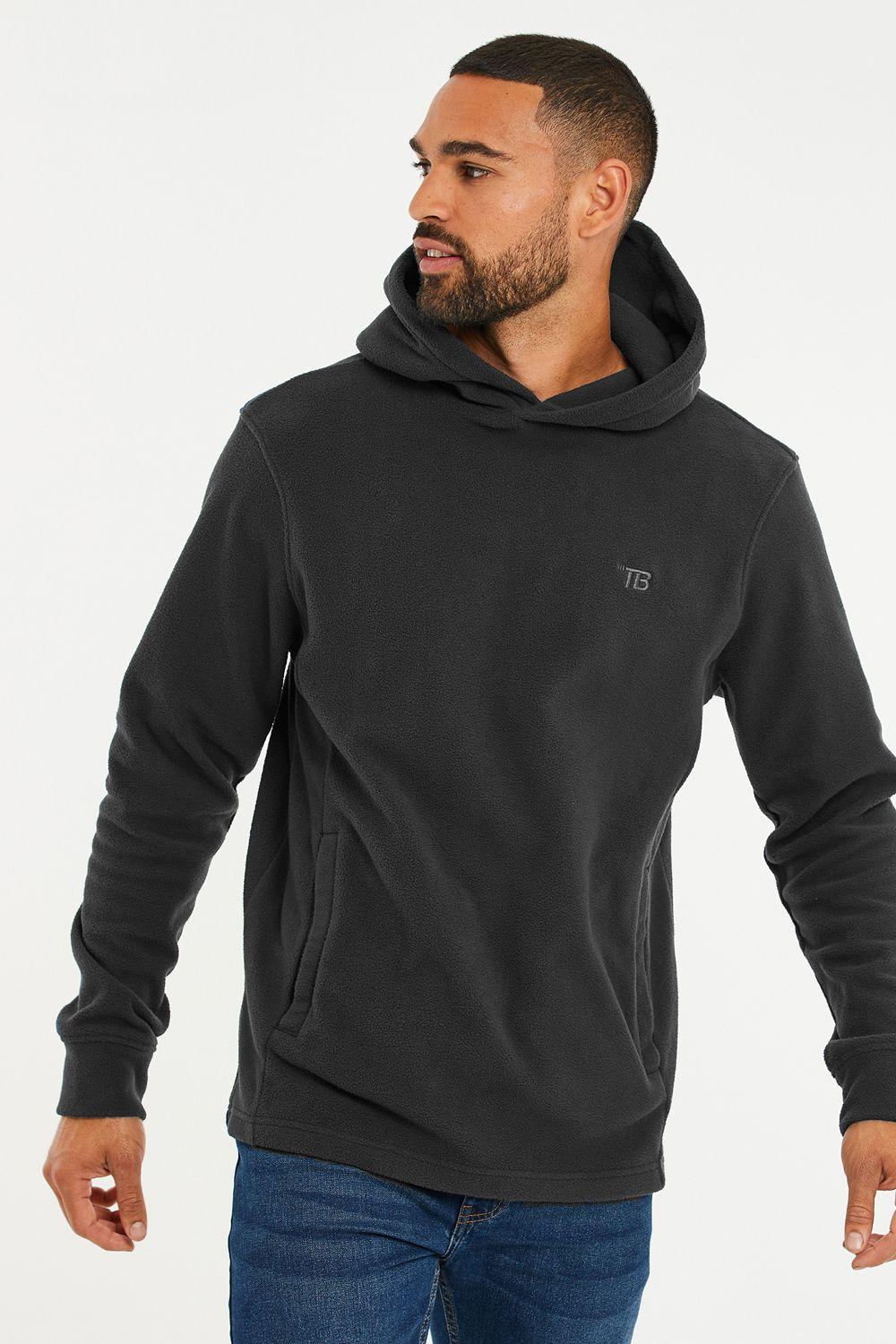 'Ryan' Microfleece Overhead Hoodie by THREADBARE