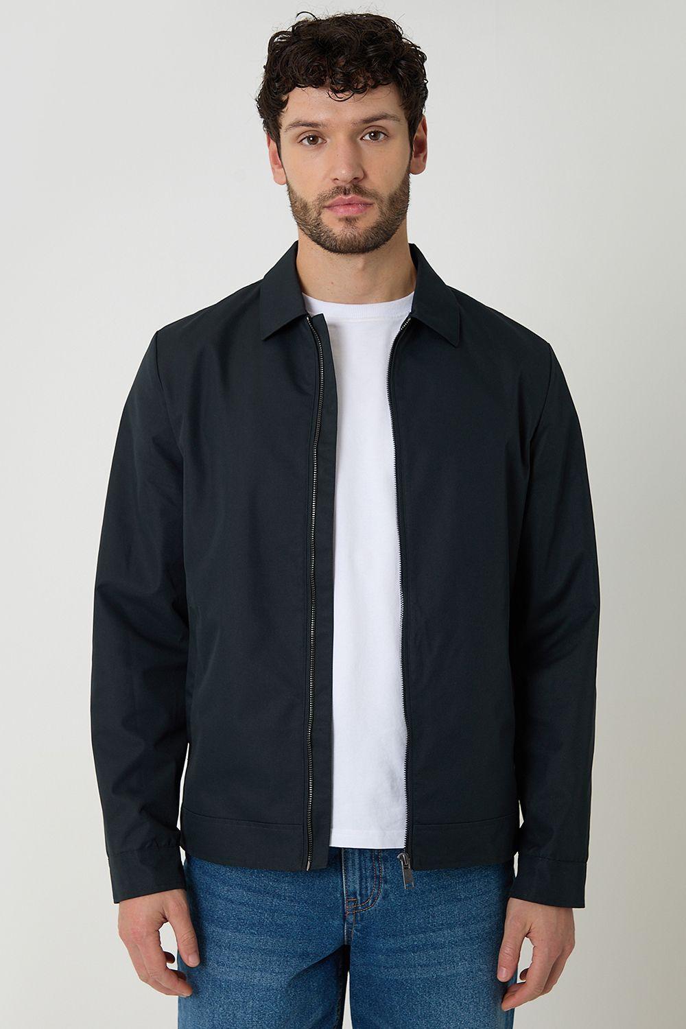 Showerproof Lightweight Zip Through Jacket by THREADBARE Showerproof Lightweight Zip Through Jacket by THREADBARE