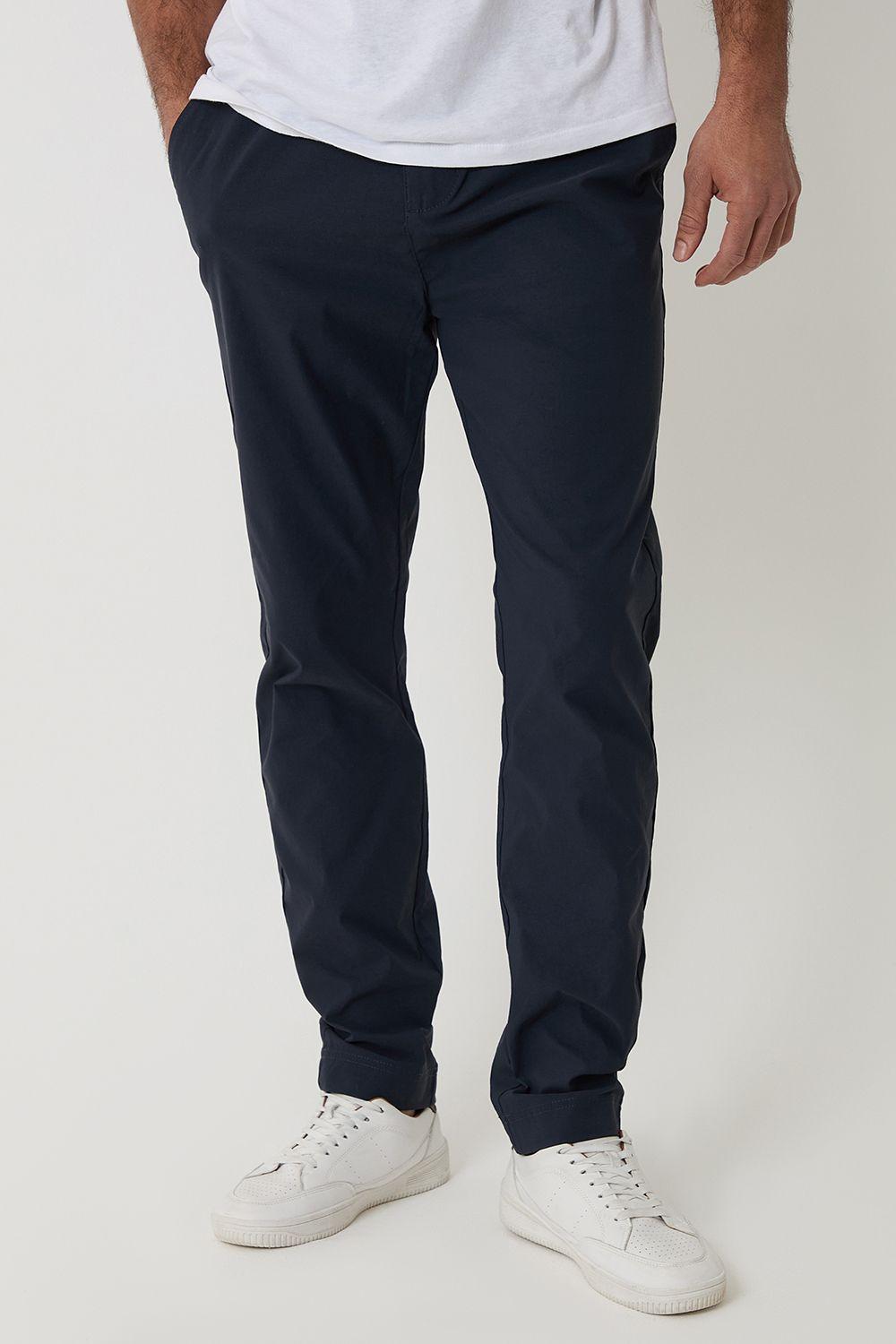 Slim Fit Stretch Trousers by THREADBARE