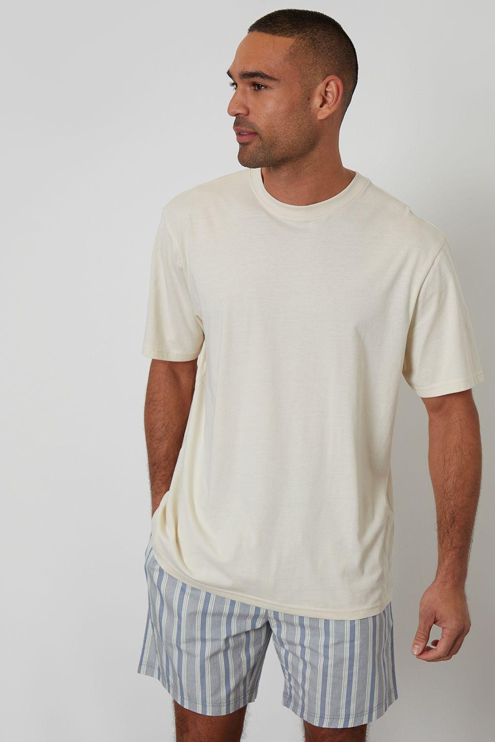 Stripe Relaxed Fit Short Pyjama by THREADBARE