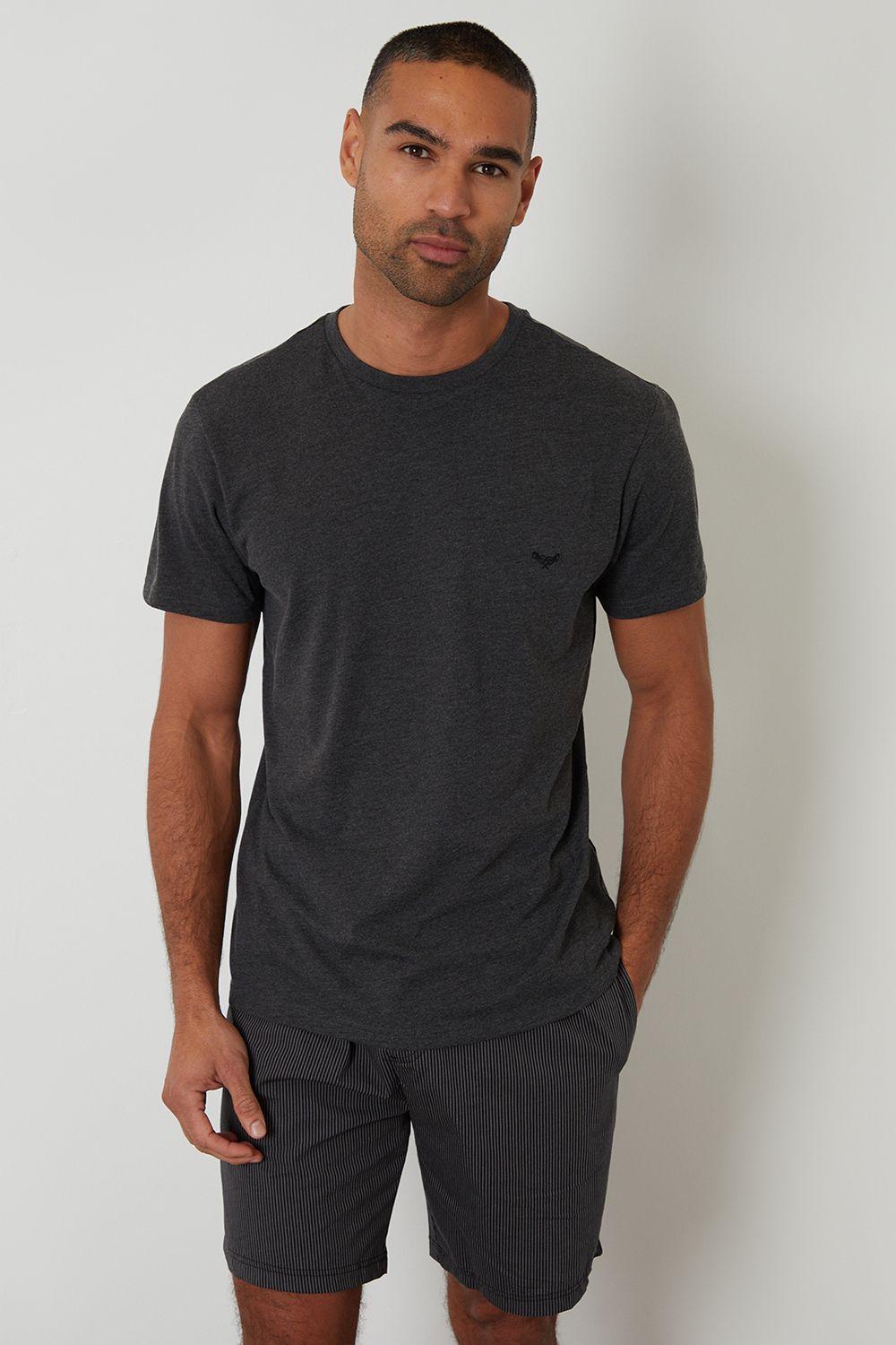 Stripe Short Pyjama Set by THREADBARE