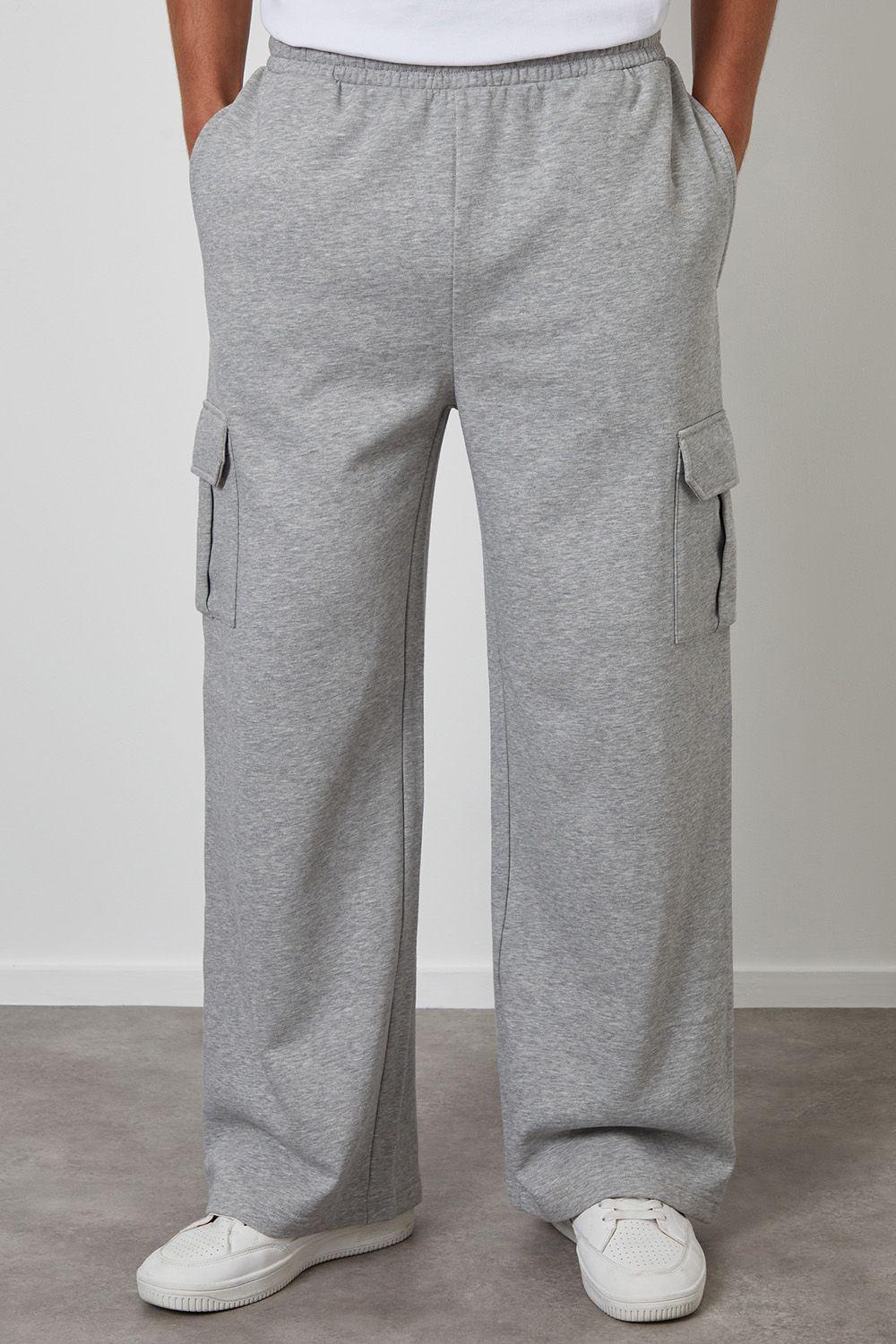 Wide Leg Cargo Joggers by THREADBARE