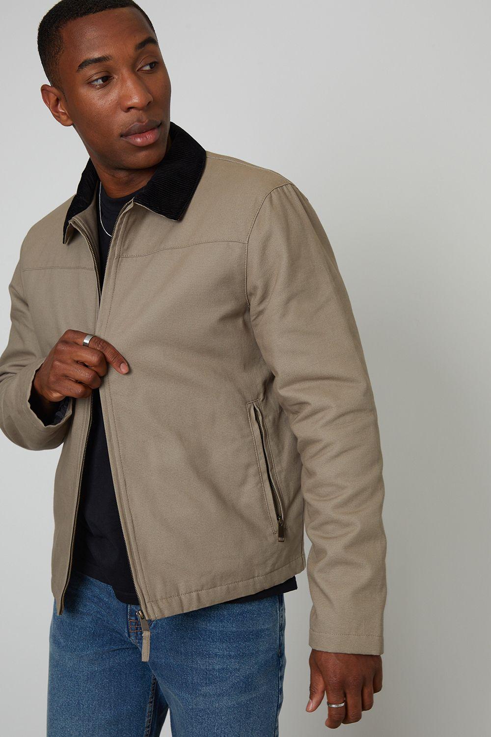 Zip-Through Lightweight Jacket With Quilting by THREADBARE Zip-Through Lightweight Jacket With Quilting by THREADBARE