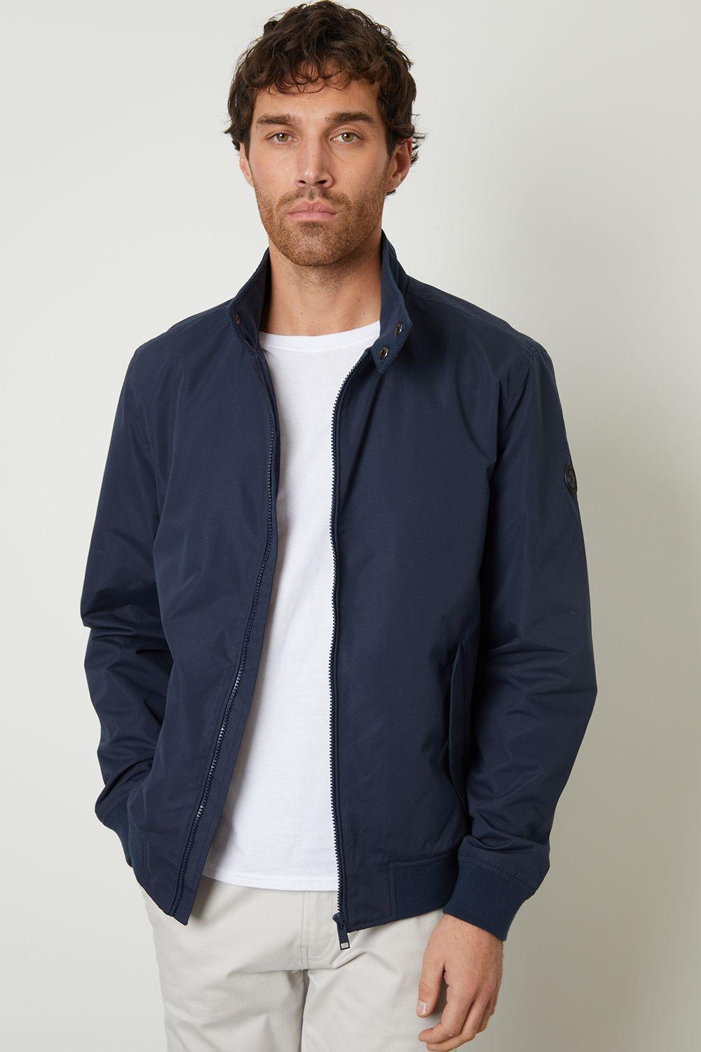 Zip Up Harrington Style Jacket by THREADBARE
