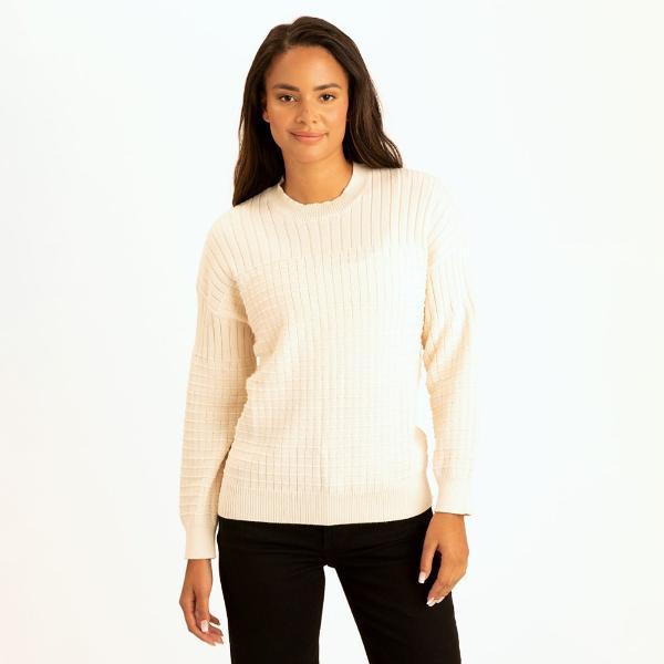 Bibiana Mixed Media Sweater by THREADS 4 THOUGHT
