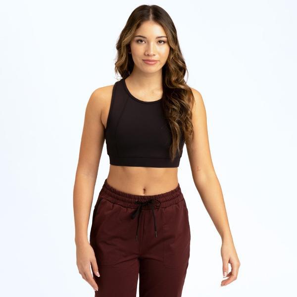 Eva Crossover Mesh Sports Bra by THREADS 4 THOUGHT