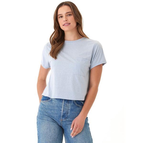 Shelbie Triblend Jersey Pocket T-Shirt by THREADS 4 THOUGHT