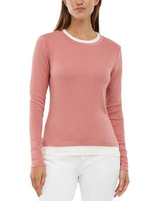 Veronica Layered Long Sleeve Tee by THREE DOTS