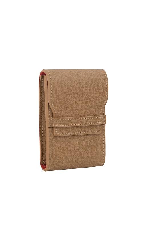 Throwing Doubles The Marrakesh Leather Playing Card Set in Beige by THROWING DOUBLES