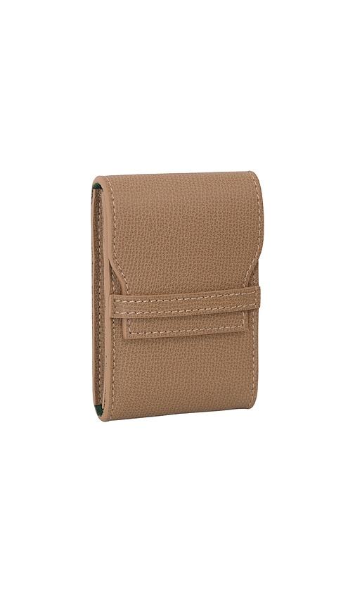 Throwing Doubles The Palmilla Leather Playing Card Set in Beige by THROWING DOUBLES