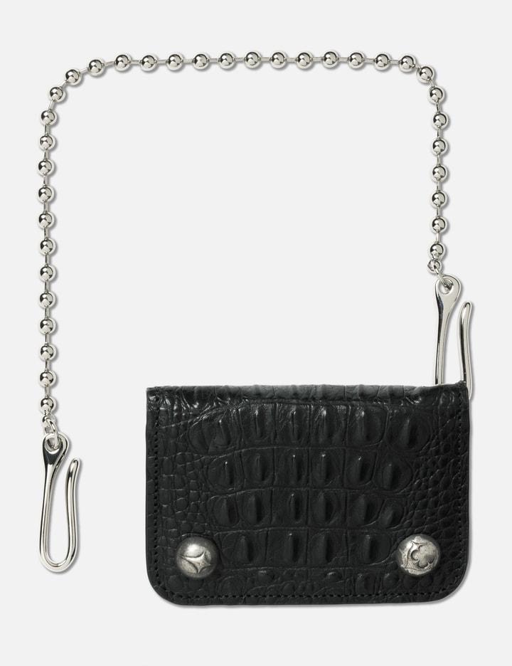 Ball Chain Leather Card Case by THUG CLUB