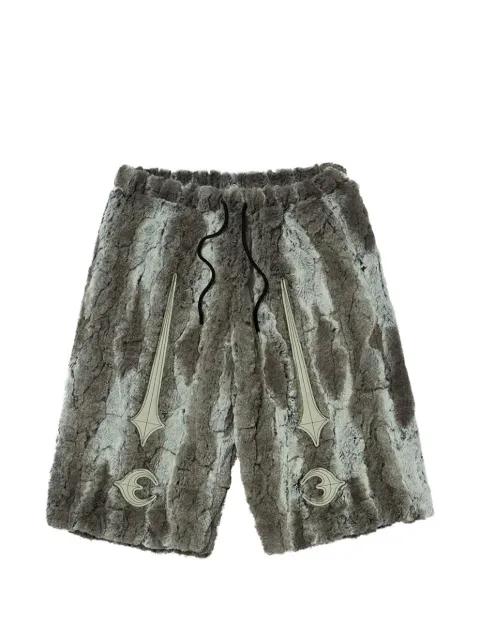 TC Bone faux-fur shorts by THUG CLUB