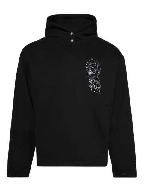 crystal-embellished hoodie by THUG CLUB