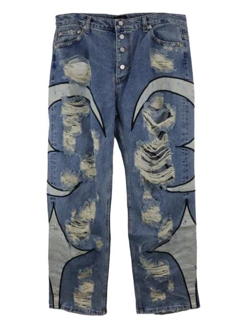 distressed-effect jeans by THUG CLUB