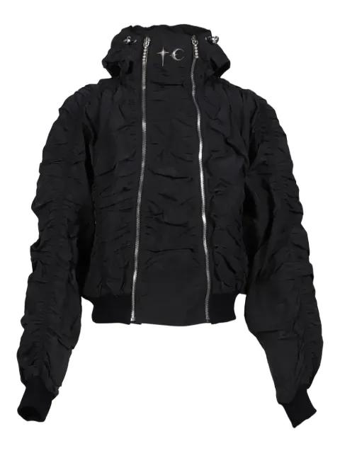 logo-plaque jacket by THUG CLUB