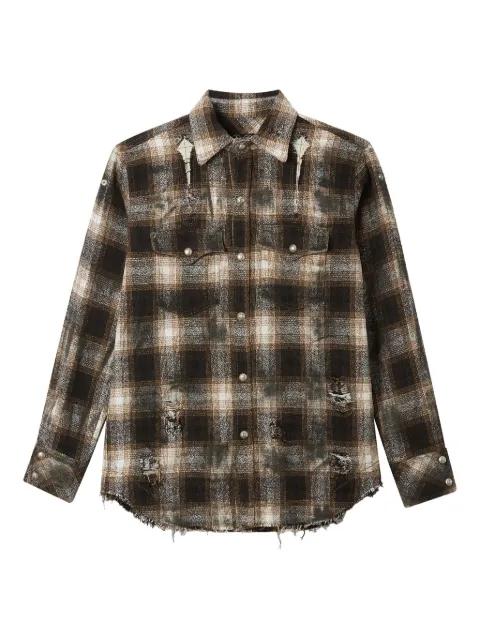 plaid shirt by THUG CLUB