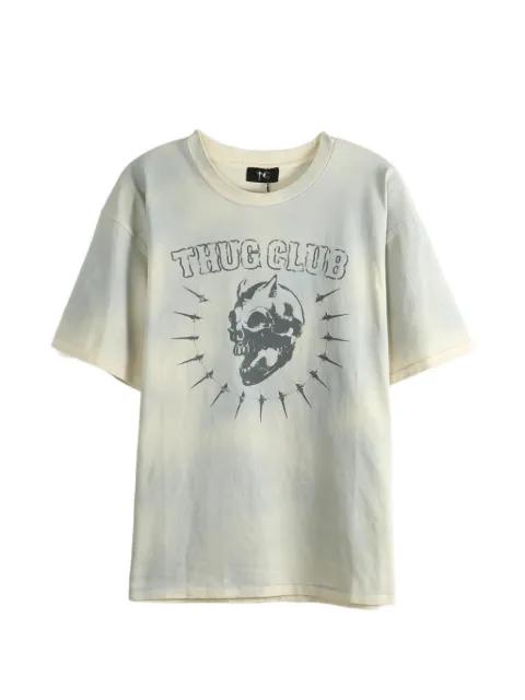 skull-print T-shirt by THUG CLUB