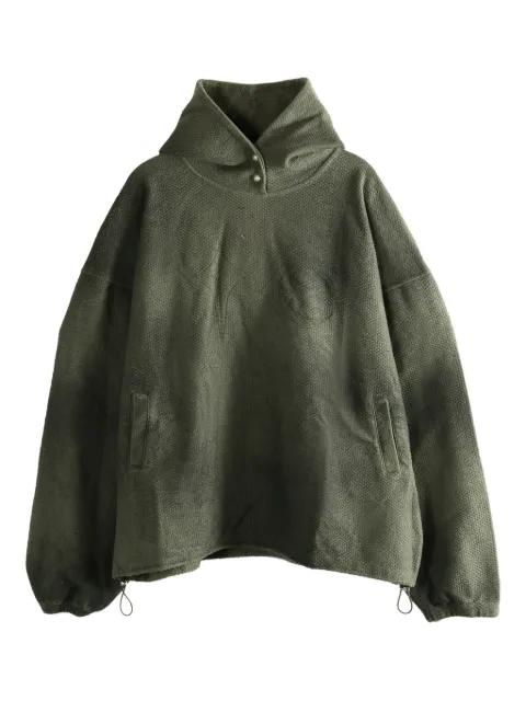 textured hoodie by THUG CLUB