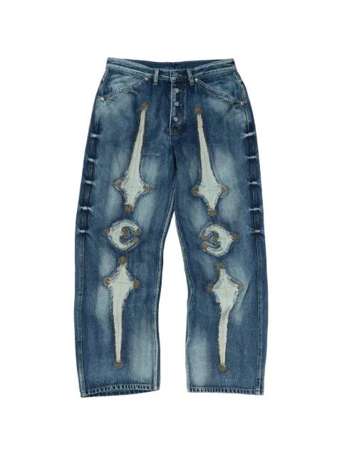 wide-leg jeans by THUG CLUB