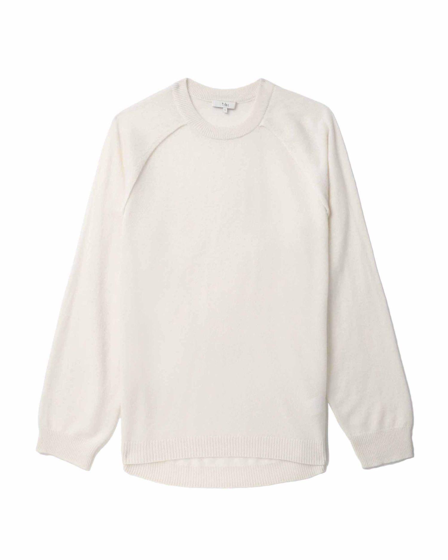 Cashmere easy cocoon knit tunic by TIBI
