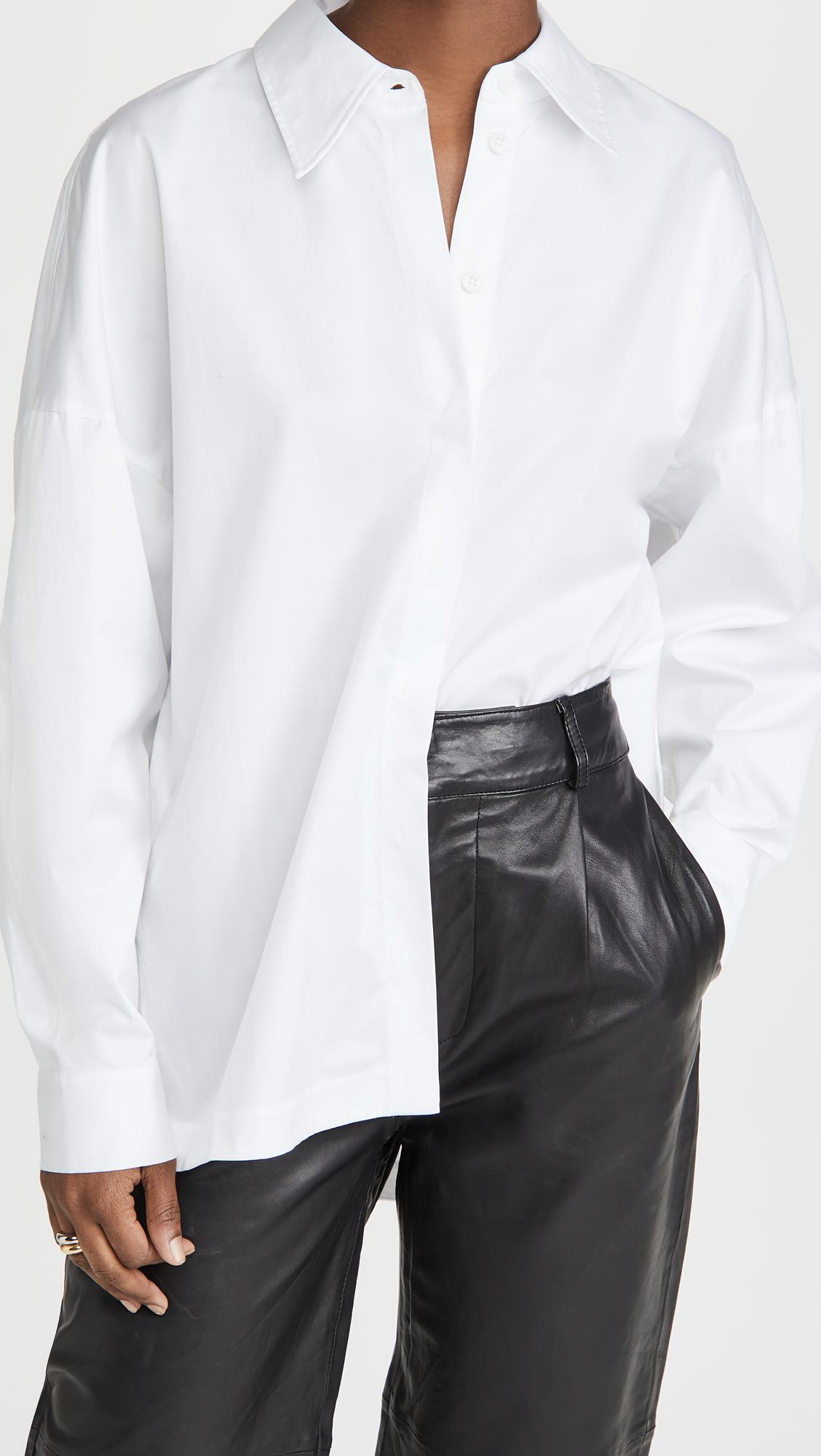 Classic Shirting Oversized Shirt by TIBI