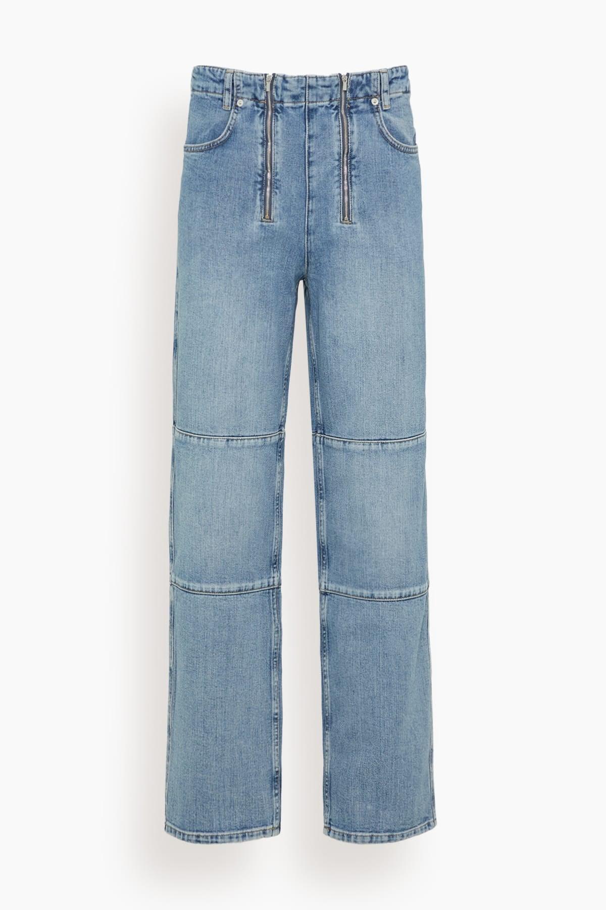 Classic Wash Denim Fischer Jean in Classic Blue by TIBI