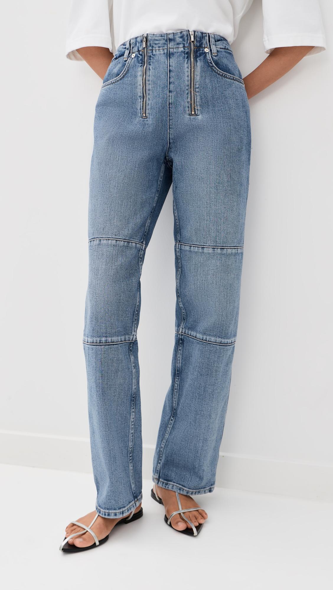 Classic Wash Denim Fischer Jeans by TIBI