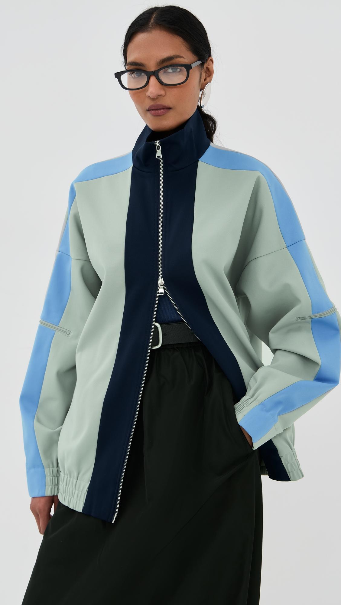 Compact Tech Knit Bomber by TIBI