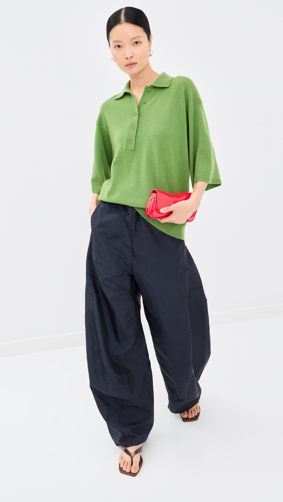 Crispy Nylon Winslow Balloon Pants by TIBI