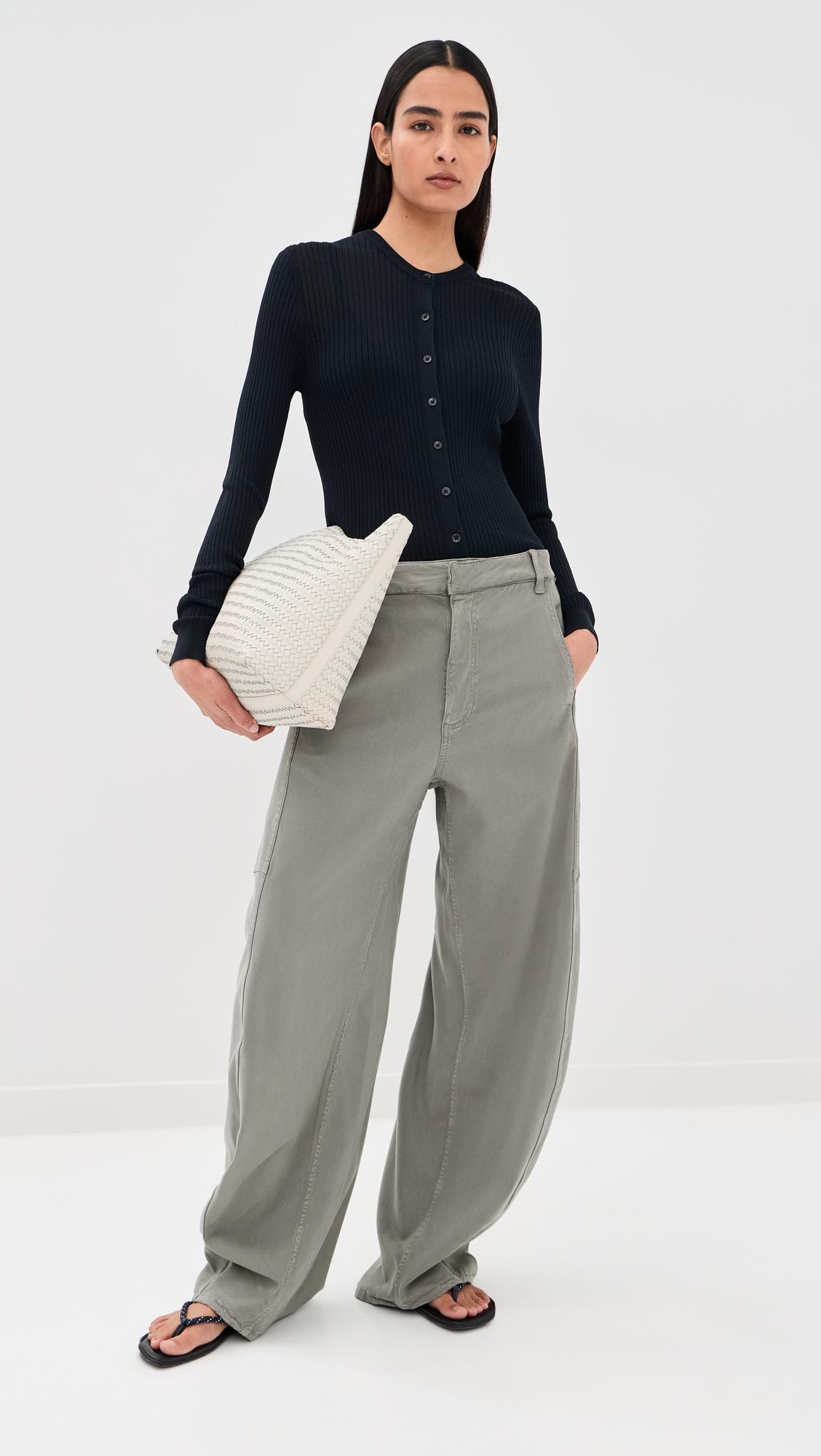 Dyed Stretch Twill Sid Pants by TIBI