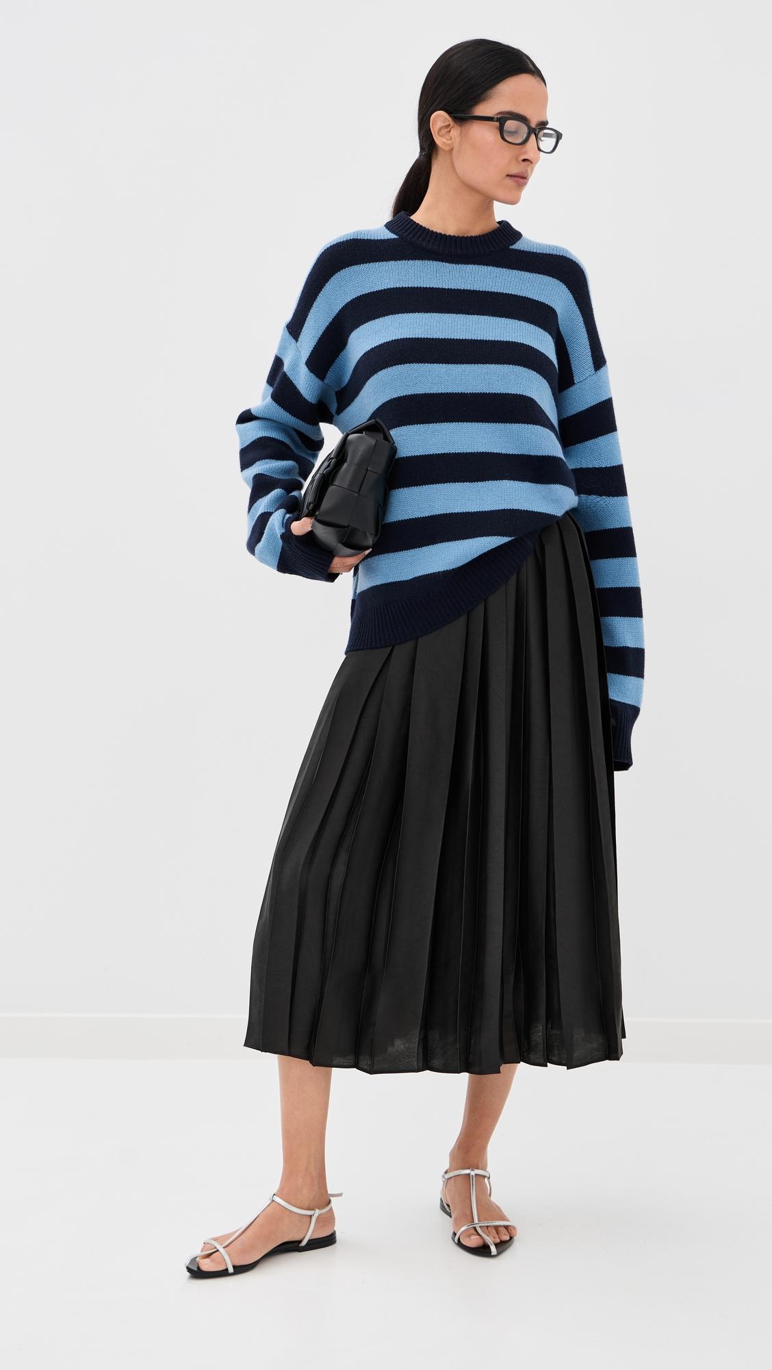 Feather Weight Pleated Pull On Skirt by TIBI