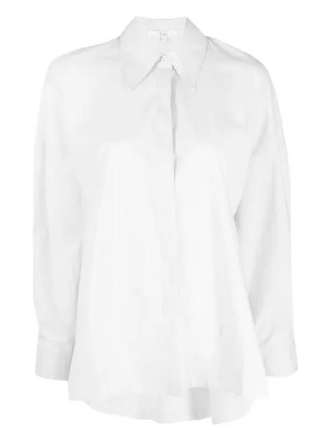 Gabe point-collar long-sleeved shirt by TIBI