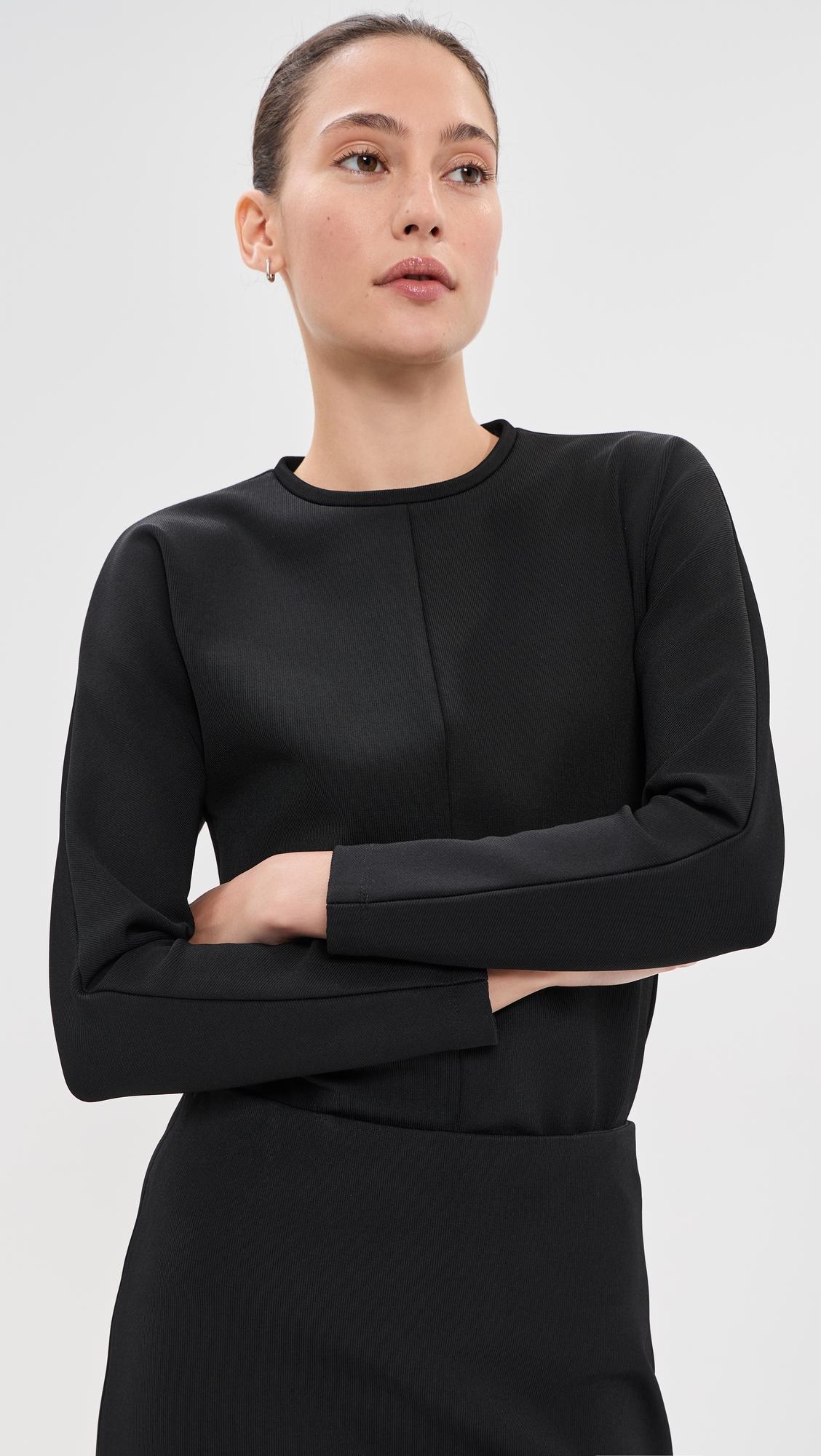 Luxe Crepe Knit Dolman Top by TIBI