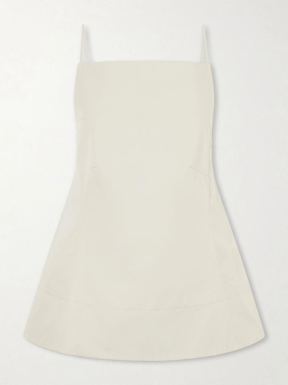 Open-back cotton-poplin tank by TIBI