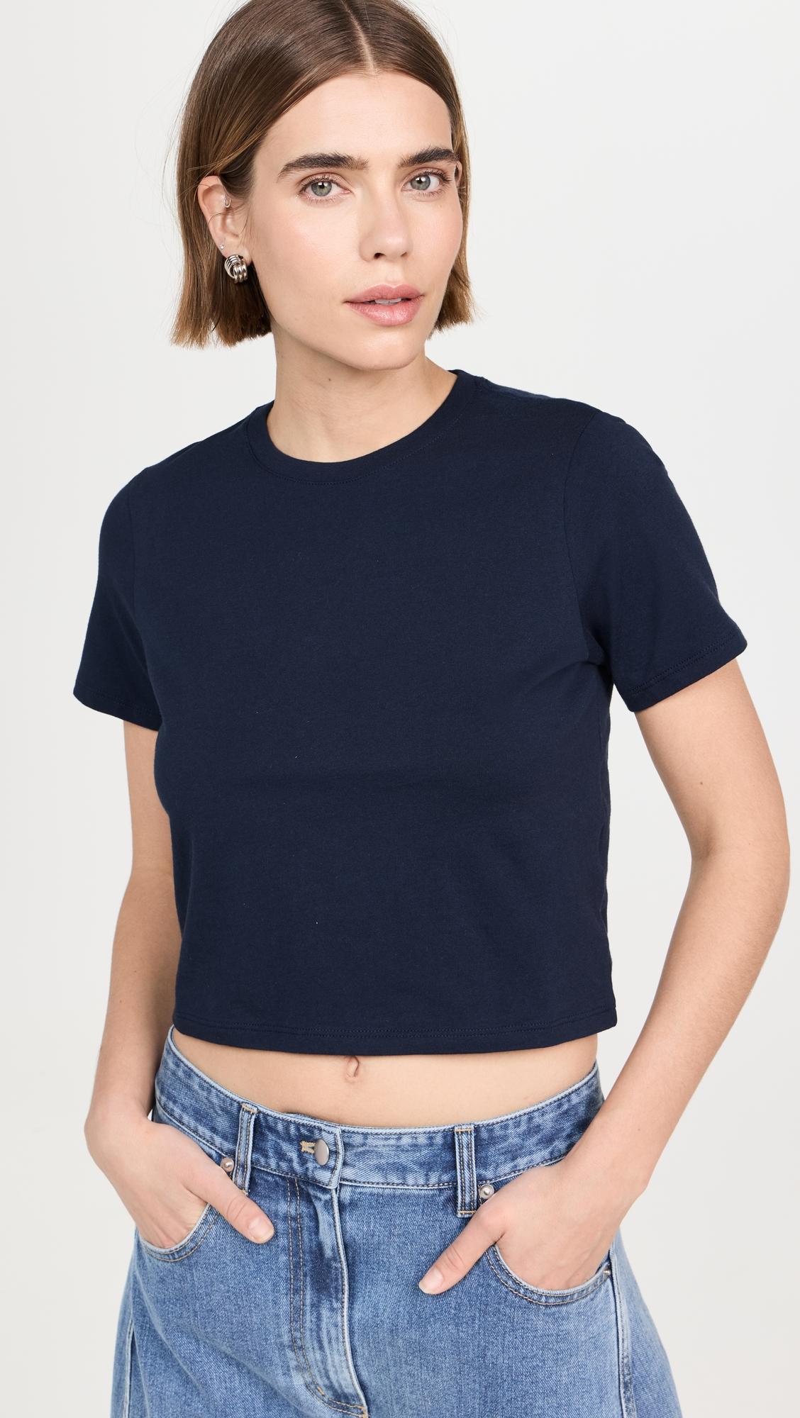Program Cropped Baby Tee by TIBI