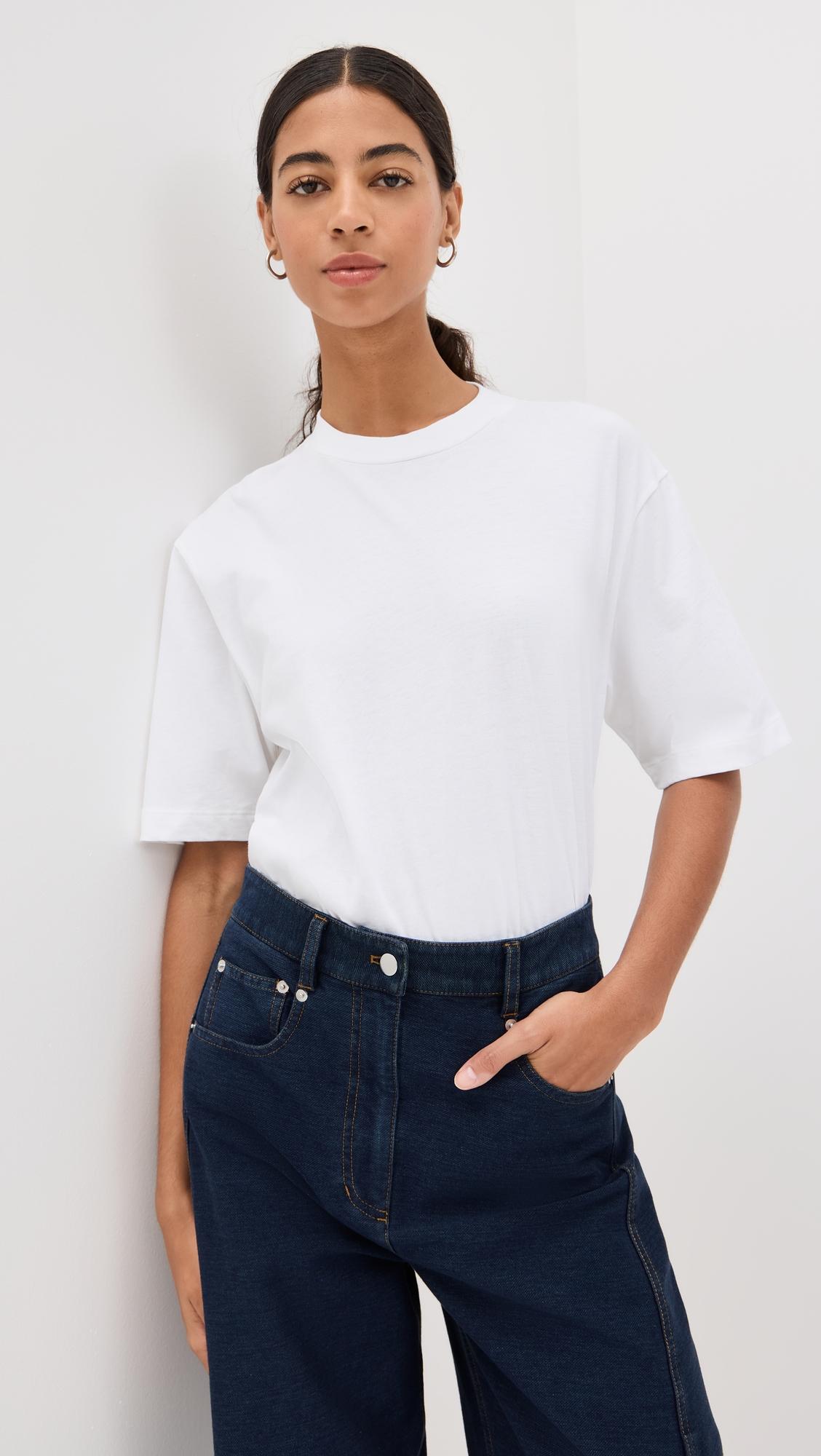 Program Mock Neck T-Shirt by TIBI