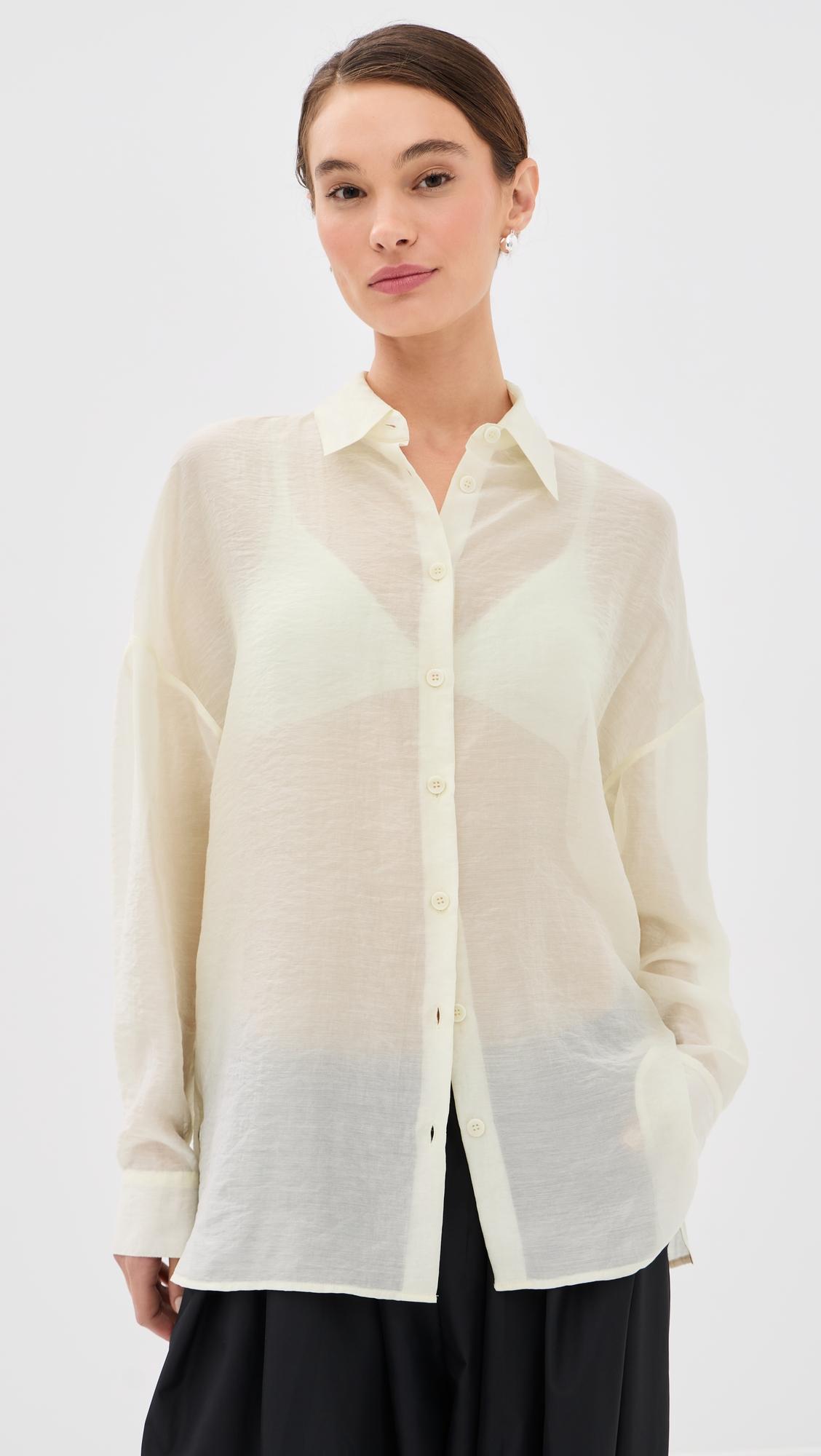 Summer Voile Oversized Shirt by TIBI