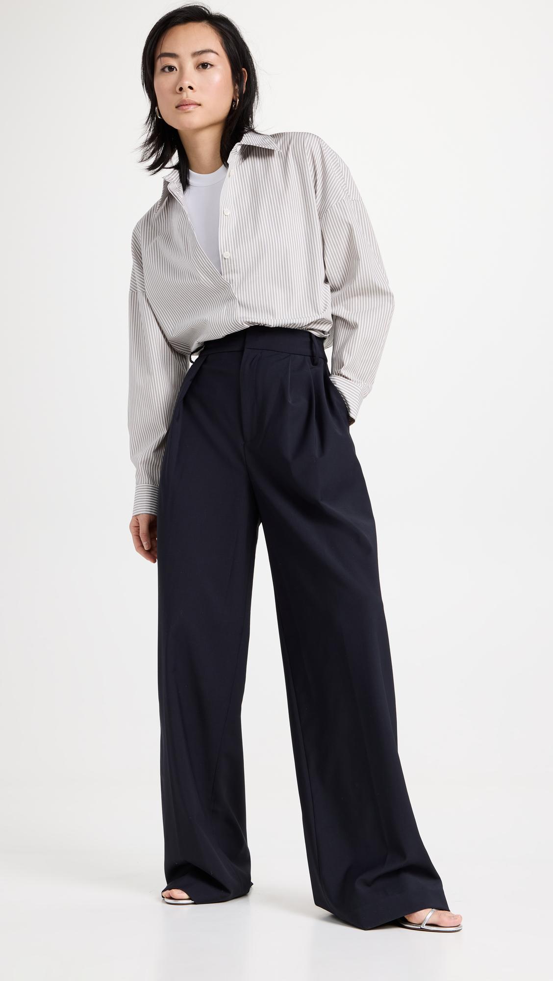 Tropical Wool Stella Pants by TIBI