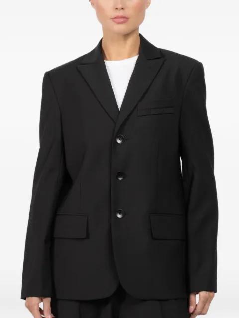 button-fastening flap-pocket blazer by TIBI