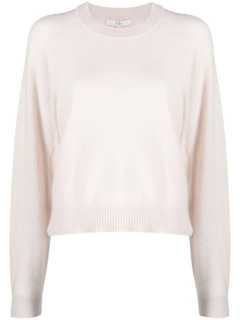cashmere cut-out detail jumper by TIBI