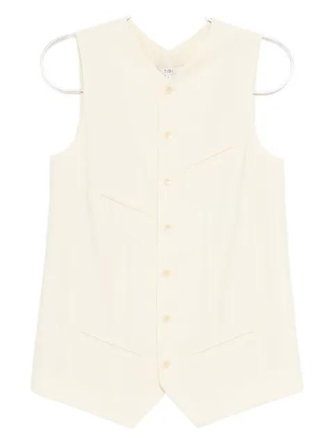 tropical easy vest by TIBI