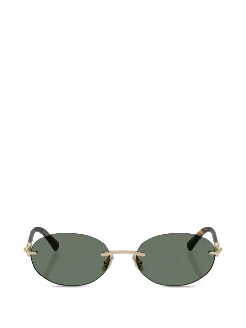 oval-frame sunglasses by TIFFANY&CO EYEWEAR