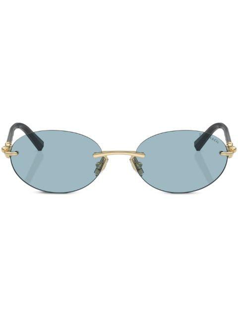 oval-frame sunglasses by TIFFANY&CO EYEWEAR