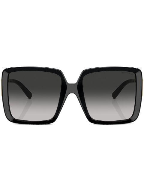 oversize-frame gradient-lenses sunglasses by TIFFANY&CO EYEWEAR