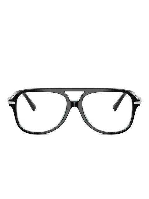 pilot-frame glasses by TIFFANY&CO EYEWEAR